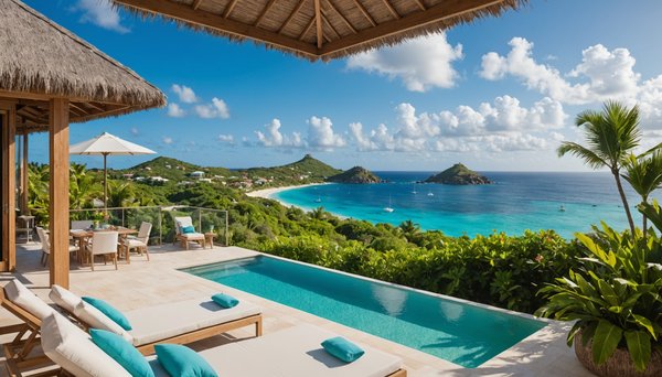 À saint-barth, les villas des fêtes de fin d'année se louent six mois à l'avance
